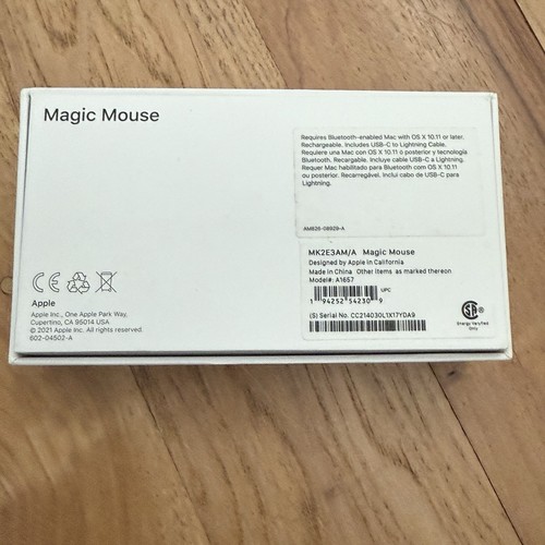 Apple Magic Mouse Open Box MK2E3AM/A - 第 2/4 張圖片
