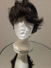 Brown Pixie Human Hair Wig With Highlights — photo 5