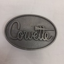 Chevy Corvette - Metal Belt Buckle - 3"