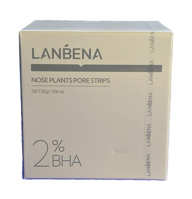 3 Boxes Lanbena Nose Pore Strips (60 Strips)   2% BHA   Exp. 5/27   New in Box