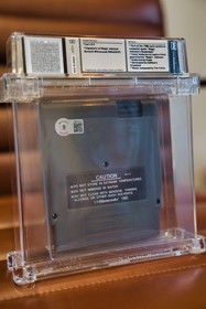 Magic Johnson Signed Magic Johnson's Fast Break NES WATA 8.5 Cart Beckett BAS