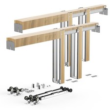Pocket Door Frame Kit for 48-72 in Wide 80 in High Door Pocket Door Kit Tw