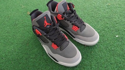 Nike Air Jordan 4 Red Glow Infrared 40 41 40.5 40,5 40 1/2 Neu Ungetragen