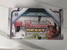 2022 Bowman Draft MLB Baseball Hobby Jumbo Box New Factory Sealed 3 Autos
