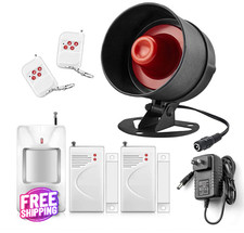 Alarma Para Casa Kit Ventanas De Seguridad Alarmas House Home Inalambrico Sirena