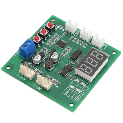 DC10 60V 2 Channel 4 Wire Fan PWM Temperature Speed Controller Governor Modu Fit