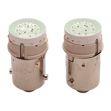 Lot of 2 Idec LSPD-6G PushButton LED Bulb, Green, 6VAC/VDC, 22mm Mount