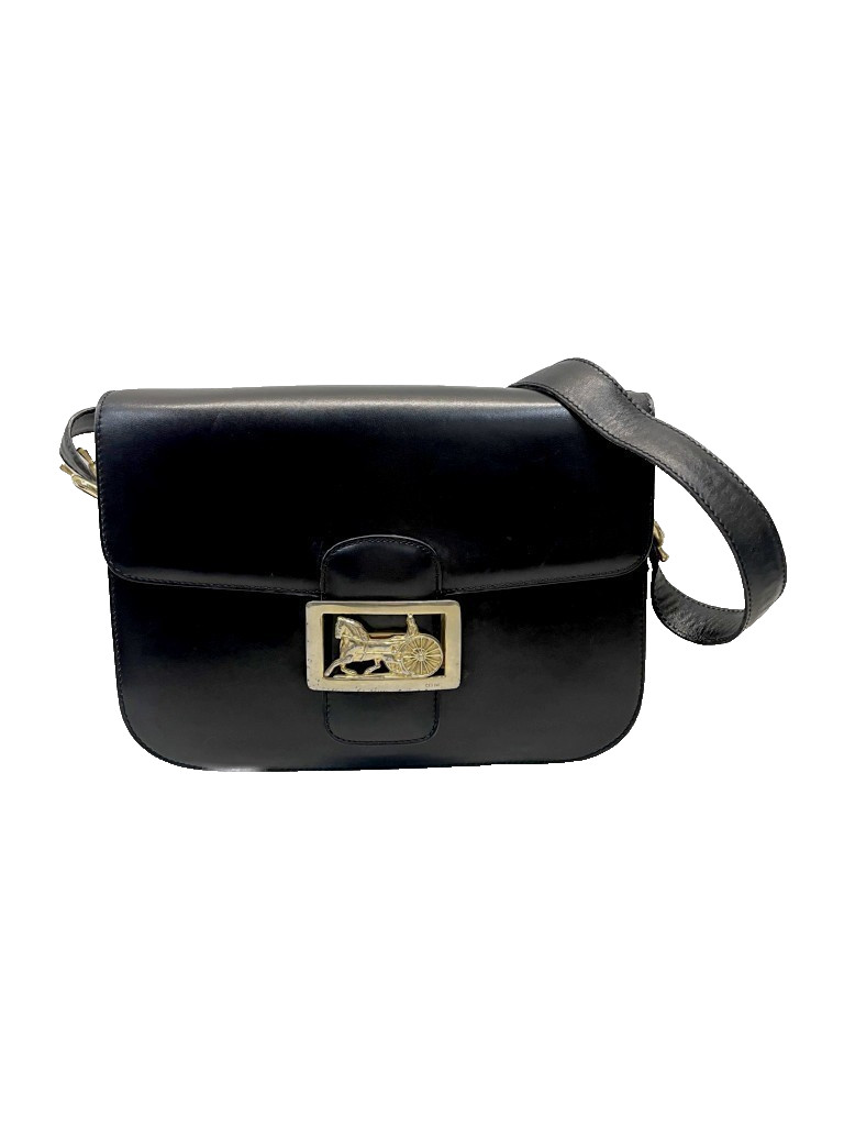 CELINE DIFFUSION Carriage Hardware Shoulder Bag B… - image 1