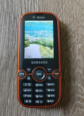 Samsung Gravity 2 SGH-T469 - Gray and Orange ( T-Mobile ) Very Rare Slider Phone