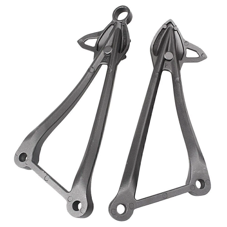 Pie de soporte trasero Pillion reposapiés para Kawasaki Ninja ZX10R 2008-2010 negro Foto 4 de 4