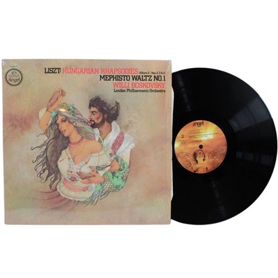 Liszt Hungarian Rhapsodies Mephisto Waltz Willi Boskovsky Angel Vinyl LP EX