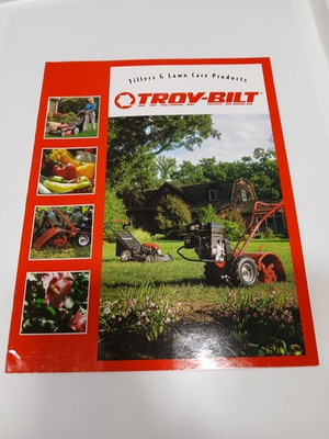 #ad 2002 Glossy Troy Bilt Tillers amp; Lawn Care Products Original Sales Brochure $9.65
