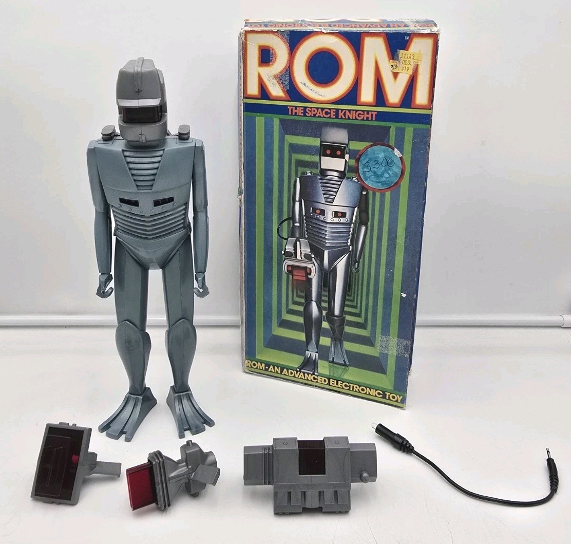 Rare VTG 1979 PARKER BROTHERS ROM the Space Knight Toy Robot with