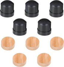 10PCS Trombone Slide Rubber End Bumpers & Cork Pads Set Brass Instrument Parts