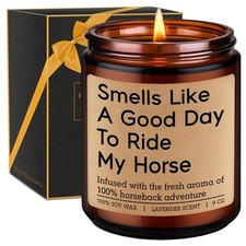 GSPY Candle, Horse Gifts for Women, Girls, Men, Cool Gifts for Horse Lovers