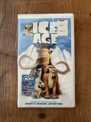 Ice Age VHS Movie With Scrats Missing Adventure Animated Short New Sealed