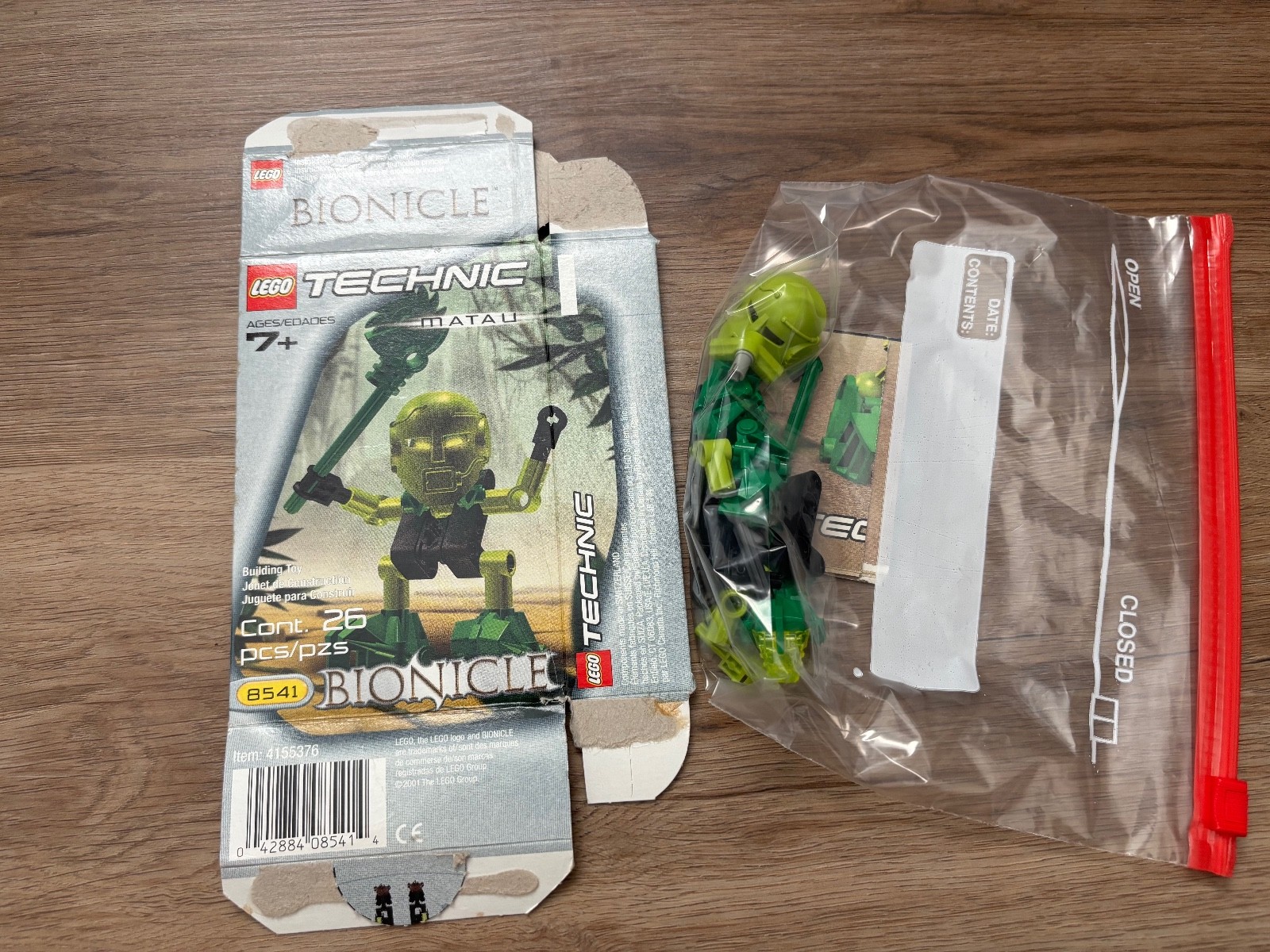 LEGO BIONICLE: Matau (8541) Complete w/ Manual & Box (no rubber bands)