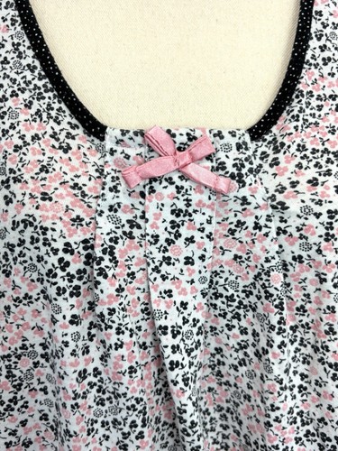 Company Ellen Tracy Womens Knit Dress Size S White Pink Bow Floral Stretch Shift - Picture 2 of 9