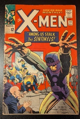 X-Men #14 (1965) - 1st Appearance SENTINELS Silver Age KEY