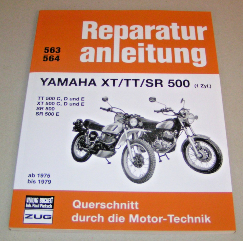 Repair Manual/Manual - Yamaha XT / Tt / Sr 500 - from Year 1975