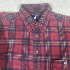 Portuguese Flannel Red Yellow Blue Plaid Cotton Soft Roundtree Yorke Men XL