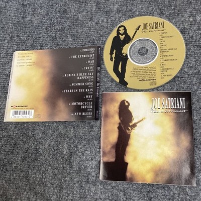 Joe Satriani The Extremist CD VG Rock Guitar Relativity 1992 FreeShip NoCase