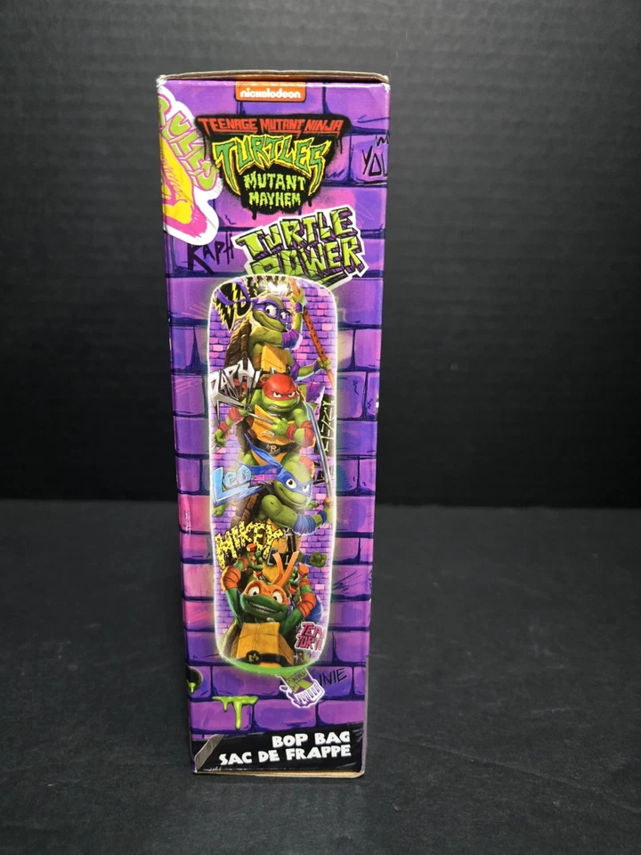Nueva bolsa Bop Teenage Mutant Ninja Turtles Mutant Mayhem 34,5" con kit de reparación Foto 4 de 4