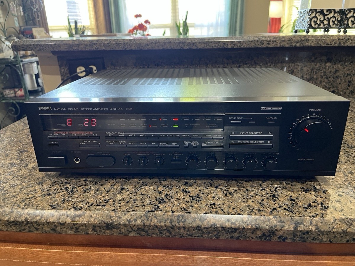 Yamaha アンプ AVX-100 Yamaha AVX-100u Stereo Amplifier | eBay