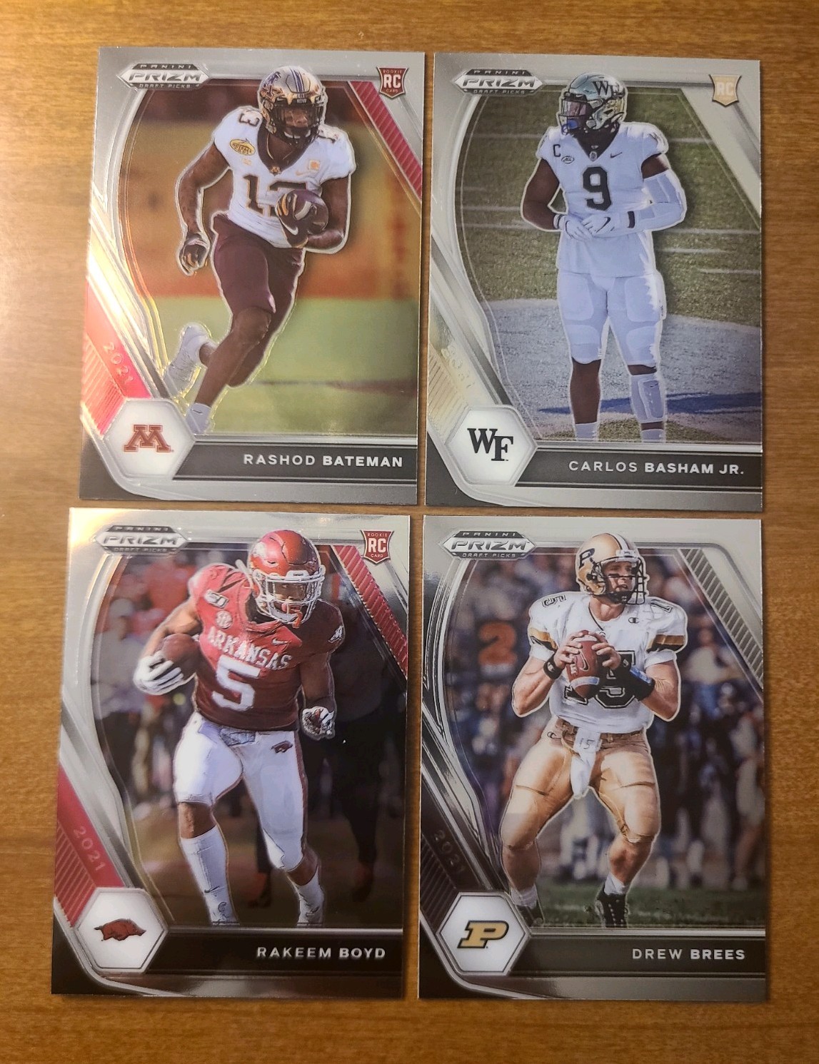 2021 Panini Prizm Draft Picks- Lot Of 4 Cards (See Description For Details)