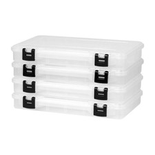 Plano ProLatch 3700 StowAway 4-Pack, Clear/Black, ProLatch Locking System