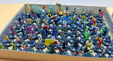 114Assorted Bulk Mini Figures Lot  No Cards DC Marvel HEROCLIX