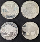 Lot of 4 1/2 oz .999 Silver Rounds - 2ozt. Total