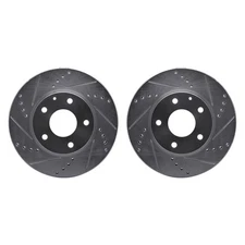 For Mazda CX-3 16-22 R1 Concepts Drilled & Slotted Front Brake Rotor Set