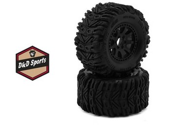 UPG-10013 - Dirt Claw 2.2'' Pre-Mounted BELTED Tires (Mini Maxx & Mini XRT)