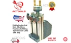 NEW Mini Lathe Vertical Slide 90mm x 50mm Two Handle Milling Operation on Lathe