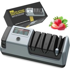 Elektrischer Messerschärfer für verschiedene Klingenarten, 3 Rotationsgeschwi...
