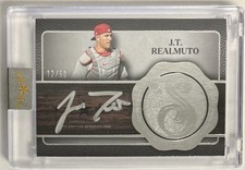 2025 Topps Five Star J.T. Realmuto Philadelphia Phillies Silver Signatures 12/50
