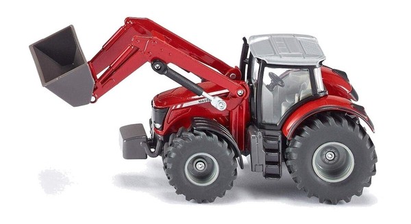 Siku Spielzeugtraktor Mit Frontlader Im MaßStab FARMER-1985-MASSEY-FERGUSON 1:50-image