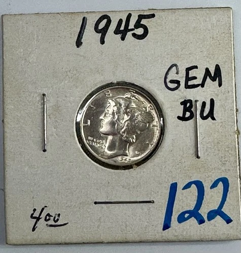 1945 Mercury Dime - GEM BU