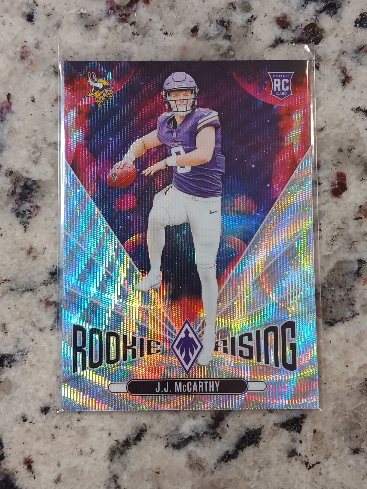 2024 Panini Phoenix - Rookie Rising J.J. McCarthy Wave (RC) Vikings