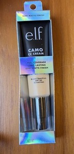 NIB!  e.l.f. CAMO CC Cream 140 W FAIR 1.05 oz SPF 30 Full coverage exp 04/2026