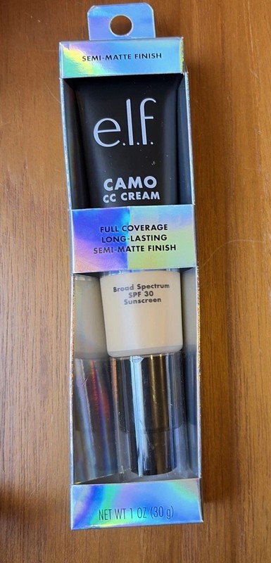 NIB!  e.l.f. CAMO CC Cream 140 W FAIR 1.05 oz SPF 30 Full coverage exp 04/2026