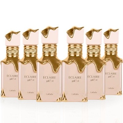 Eclaire Eau de Parfum Spray 100ml (3.4 oz) by Lattafa (Pack of 6)