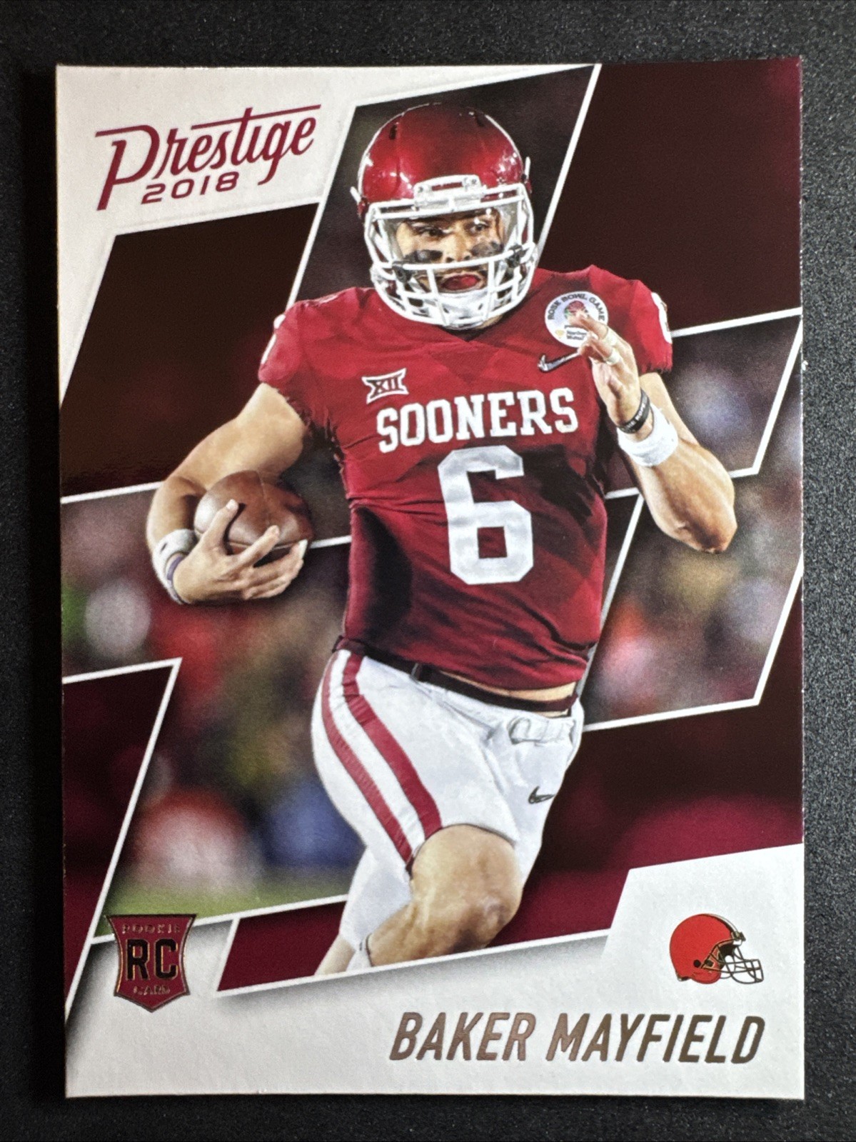 Baker Mayfield 2018 Panini Prestige Rookie Card RC #203
