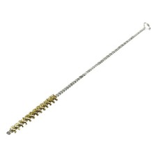 Wire Brush, Pipe Cleaning Brush for Narrow Necks, Thin , Rust Cleaner, Brass