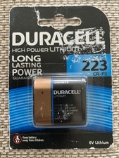 New Duracell Lithium 6v Battery 223 Code CR-P2 Long lasting power High Power 