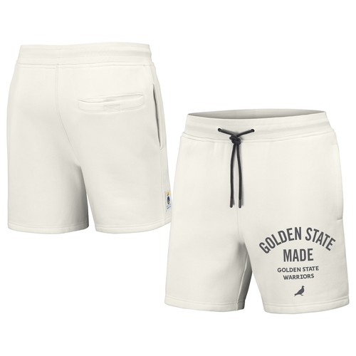 Men's NBA x Staple Cream Golden State Warriors Heavyweight Fleece Shorts