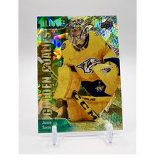 Upper Deck 2023-24 Allure Golden Goalies Green Juuse Saros #GG-3 209/249