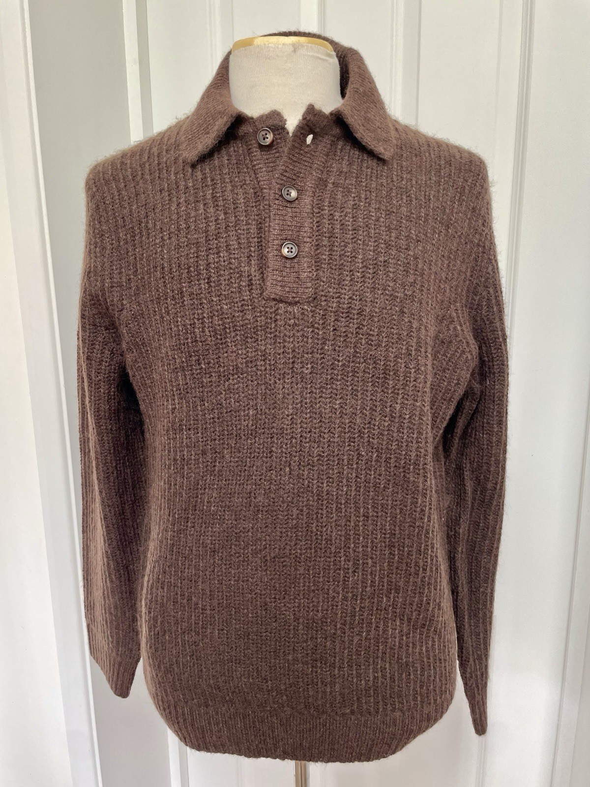 Brand New TU Brown Men’s Jumper / Zip Top / Pullover- UK Size L - RRP £24.00