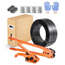 2000FT PET Banding Strapping Kit with 600 Metal Seals  Pallet Packaging Tool